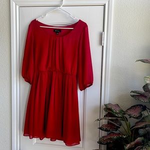 BCX Dress size is Small, color is Red